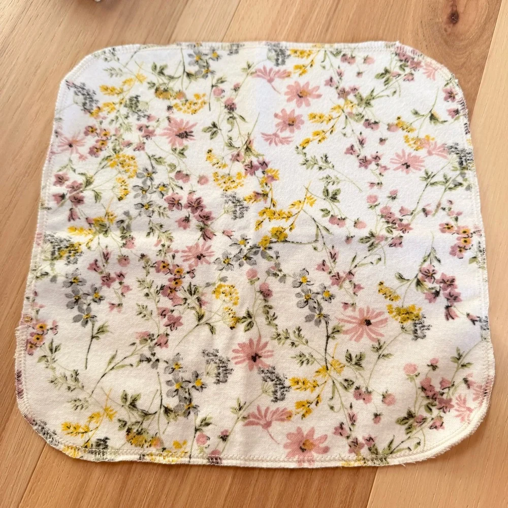 Handmade Wildflower Baby Cloths Dozen (12)